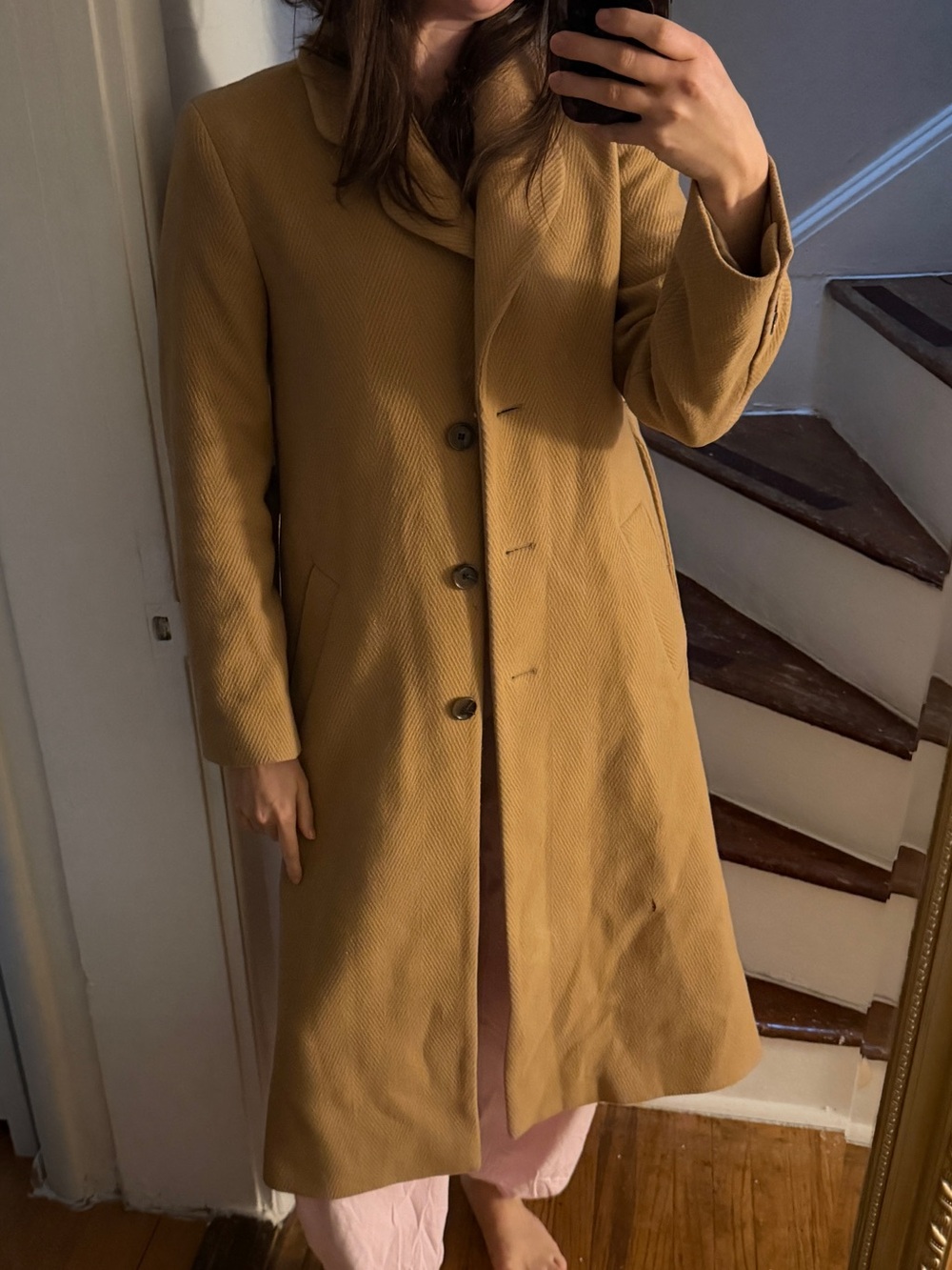 & Other Stories Camel Trench Coat